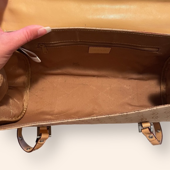 Vtg Y2K XOXO Purse 00’s Handbag Monogram Canvas Shoulder Bag - Picture 6 of 7